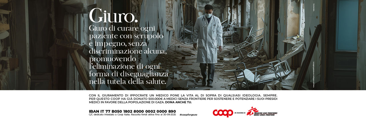 locandina campagna CoopforGaza
