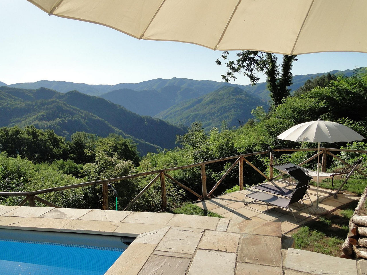 piscina e ombrellone