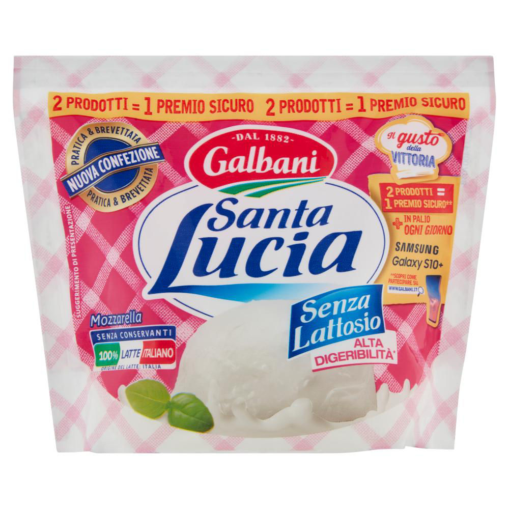 MOZZARELLA SENZA LATTOSIO GALBANI SANTA LUCIA VS G 190 SGOCC. G 100 - 1