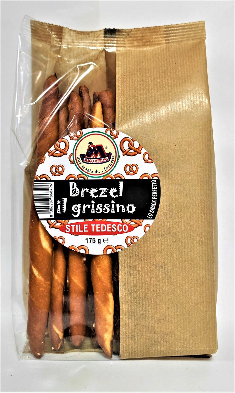 Grissino brezel 175g mago merlini srl