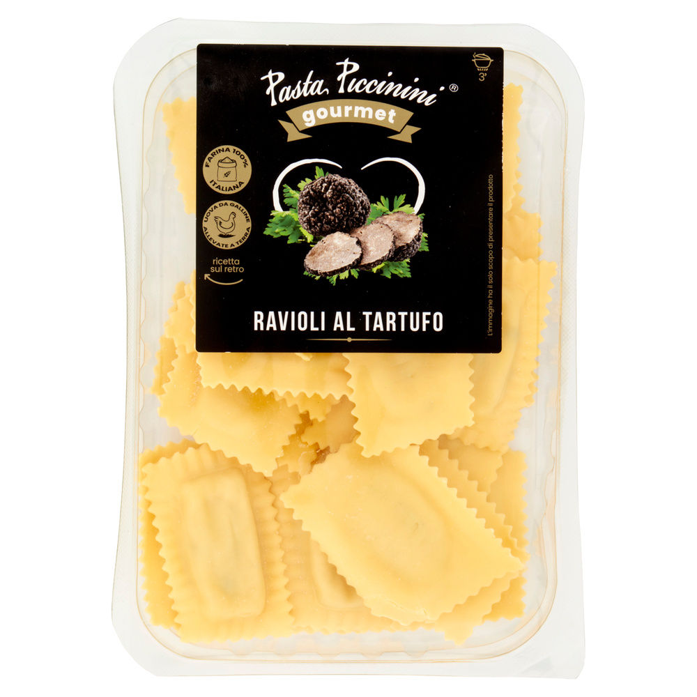 RAVIOLI AL TARTUFO PASTA PICCININI GOURMET G 250 - 1