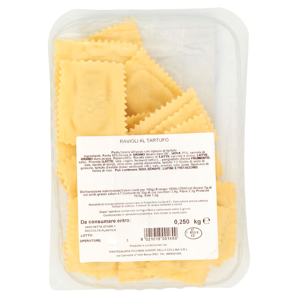 RAVIOLI AL TARTUFO PASTA PICCININI GOURMET G 250 - 4