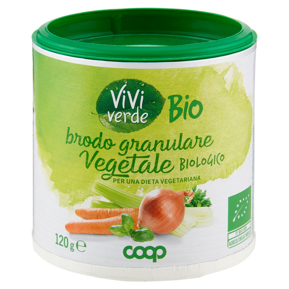 BRODO GRANULARE VEGETALE BIO VIVI VERDE COOP G 120 - 7