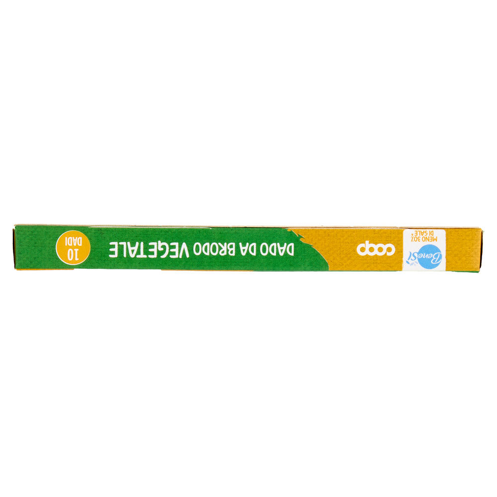 DADO DA BRODO VEGETALE A RIDOTTO CONTENUTO DI SALE 10 CUBI COOP BENE SÌ G 90 - 3