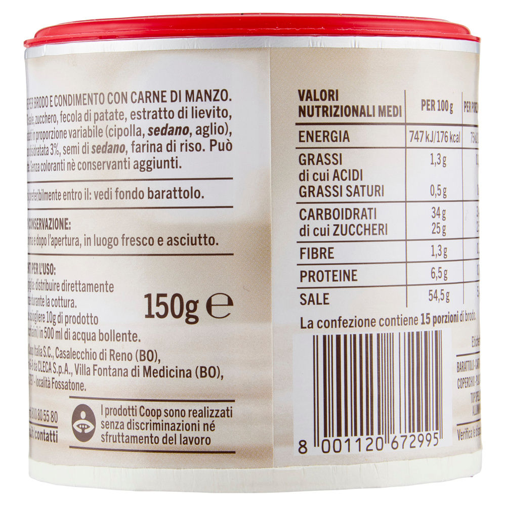 BRODO GRANULARE DI CARNE COOP G 150 - 4