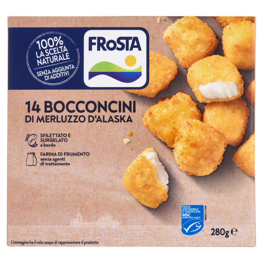 BOCCONCINI DI MERLUZZO D'ALASKA MSC FROSTA G 280 - 6