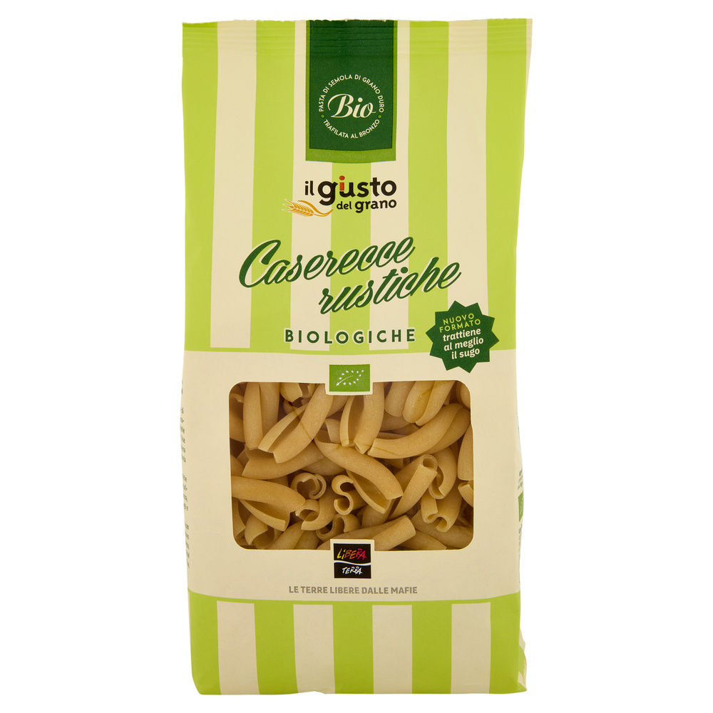 PASTA DI SEMOLA BIO LIBERA TERRA CASERECCE RUSTICHE G500 - 7