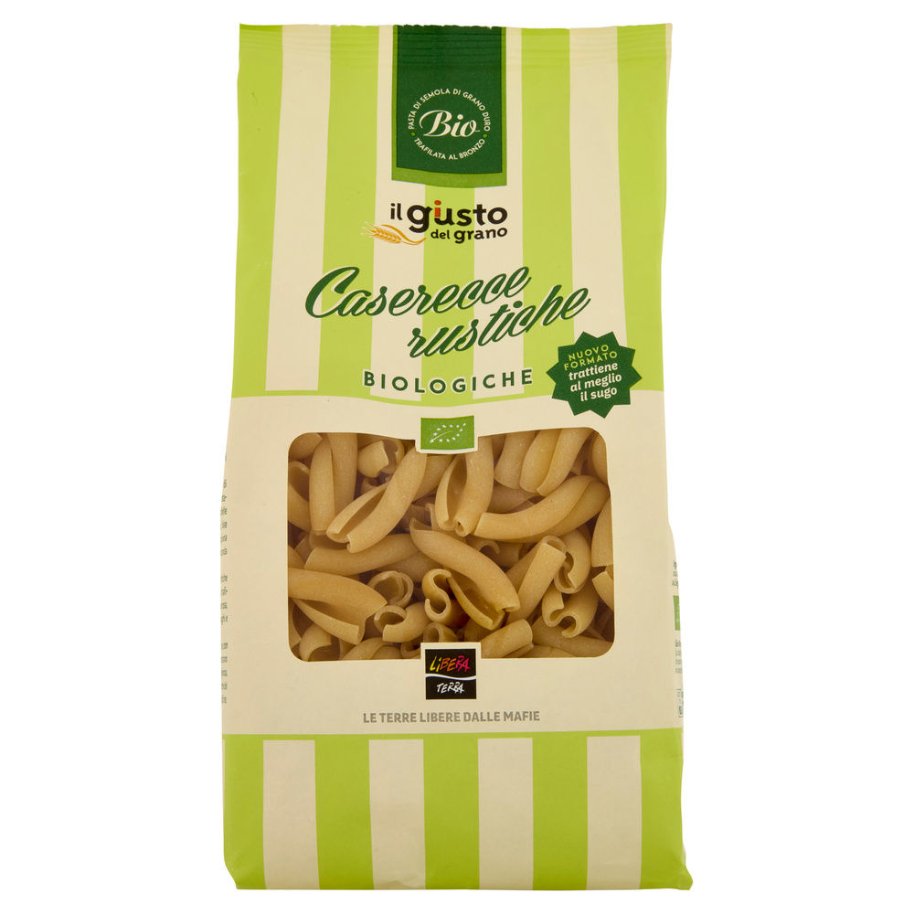 PASTA DI SEMOLA BIO LIBERA TERRA CASERECCE RUSTICHE G500 - 6