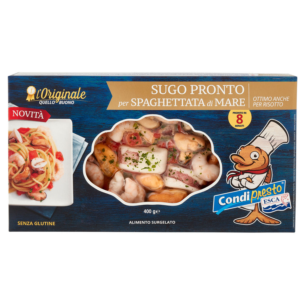 SUGO PRONTO PER SPAGHETTATA DI MARE CONDIPRESTO G 400 - 7