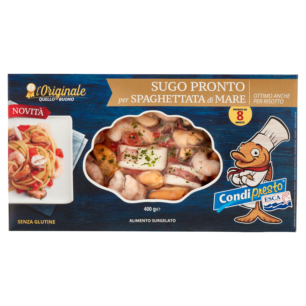 SUGO PRONTO PER SPAGHETTATA DI MARE CONDIPRESTO G 400 - 6