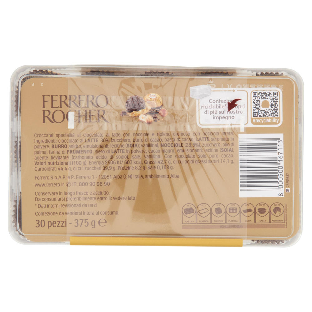 PRALINE FERRERO ROCHER T30 SCATOLA G 375 - 5