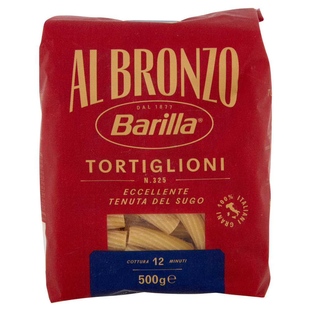 PASTA DI SEMOLA TORTIGLIONI AL BRONZO BARILLA G500 - 7