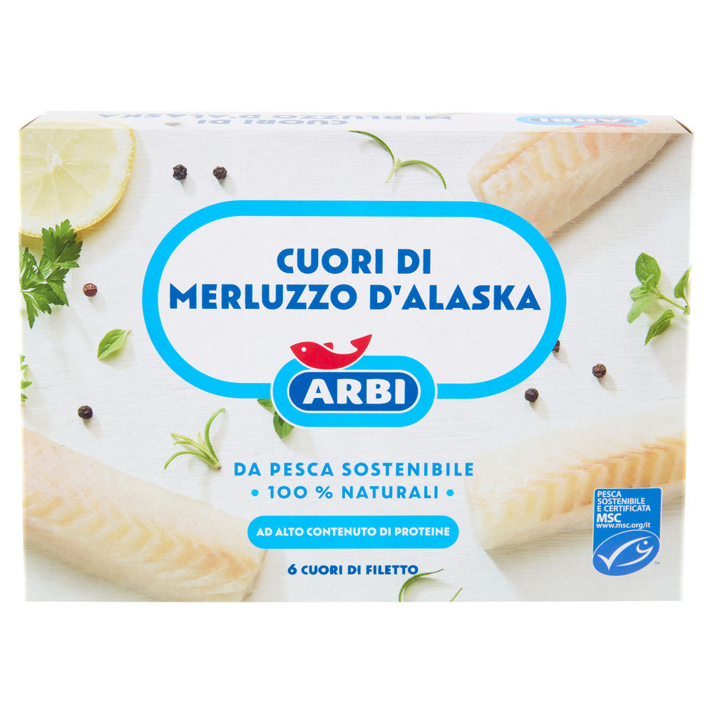CUORI MERLUZZO D'ALASKA MSC ARBI G 240 - 7