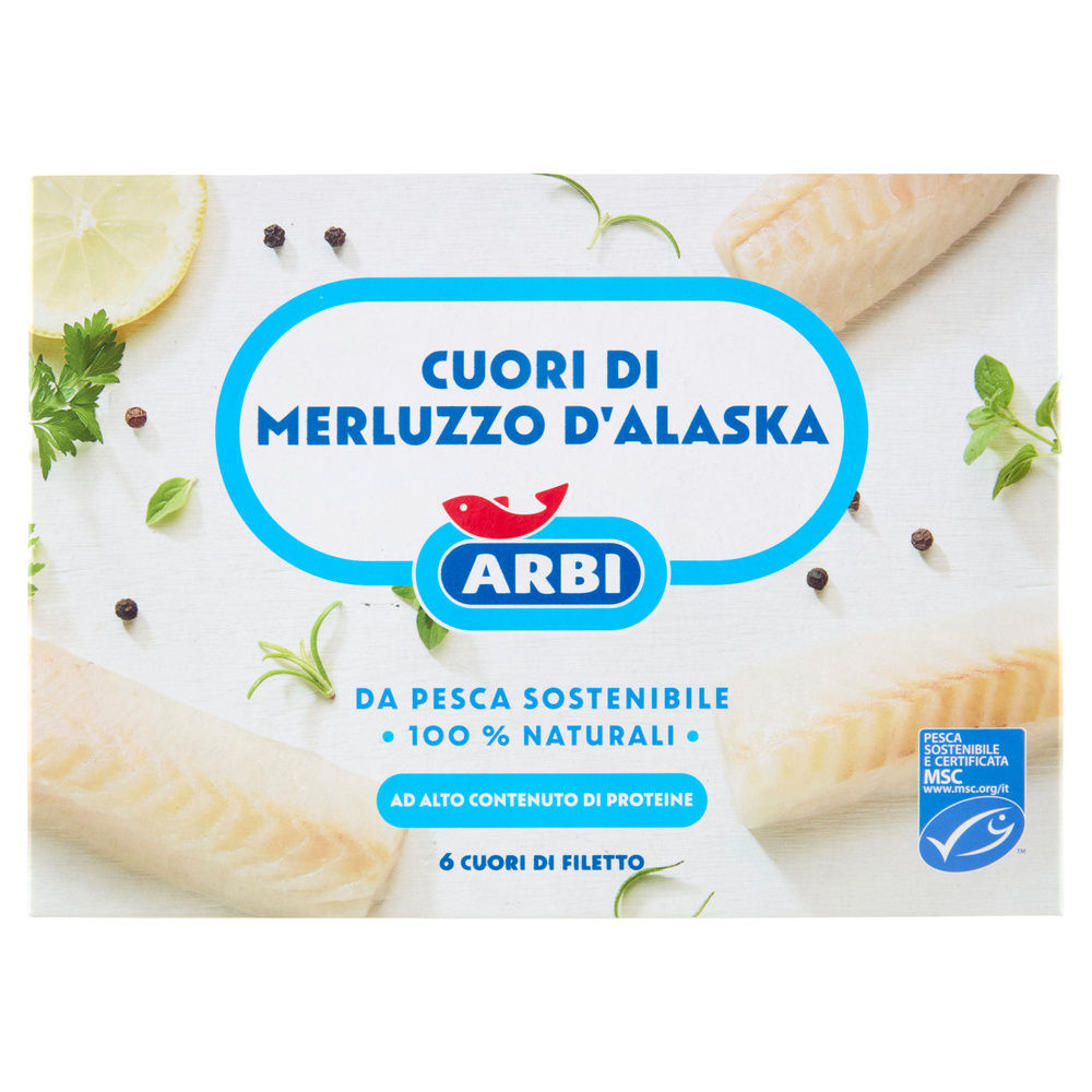 CUORI MERLUZZO D'ALASKA MSC ARBI G 240 - 6