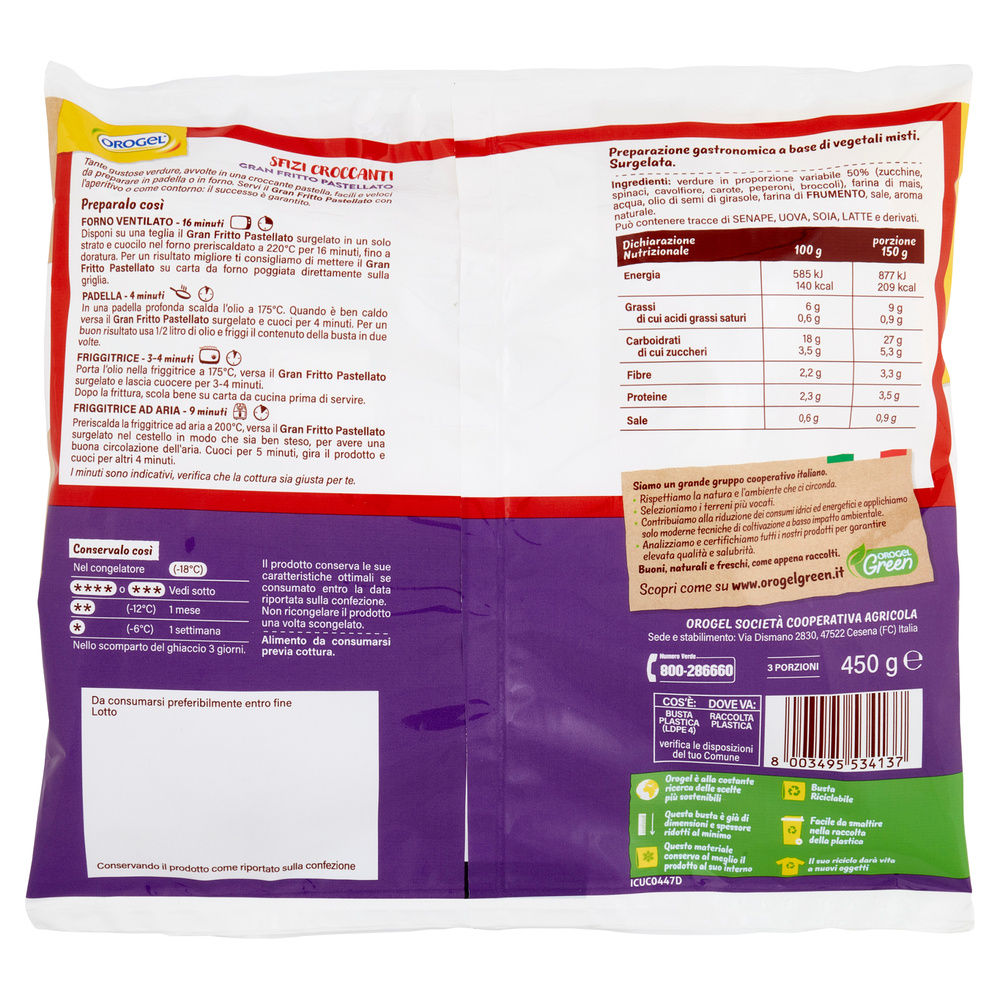 GRAN FRITTO PASTELLATO OROGEL GR 450 - 7