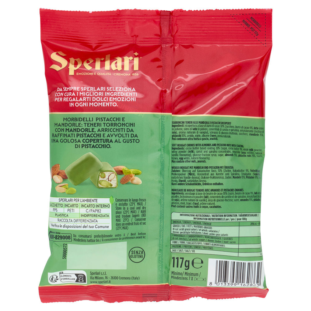 MORBIDELLI PISTACCHI E MANDORLE SPERLARI G 117 - 5