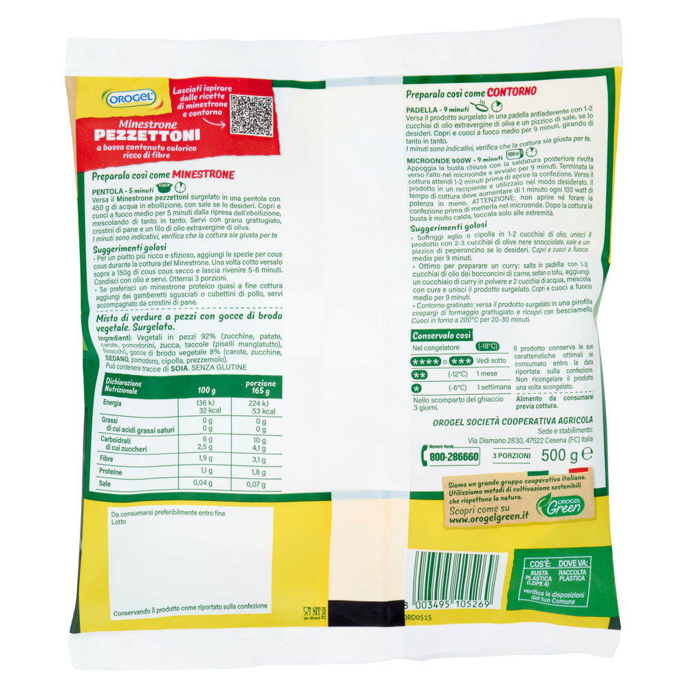 MINESTRONE PEZZETTONI OROGEL G 500 - 4