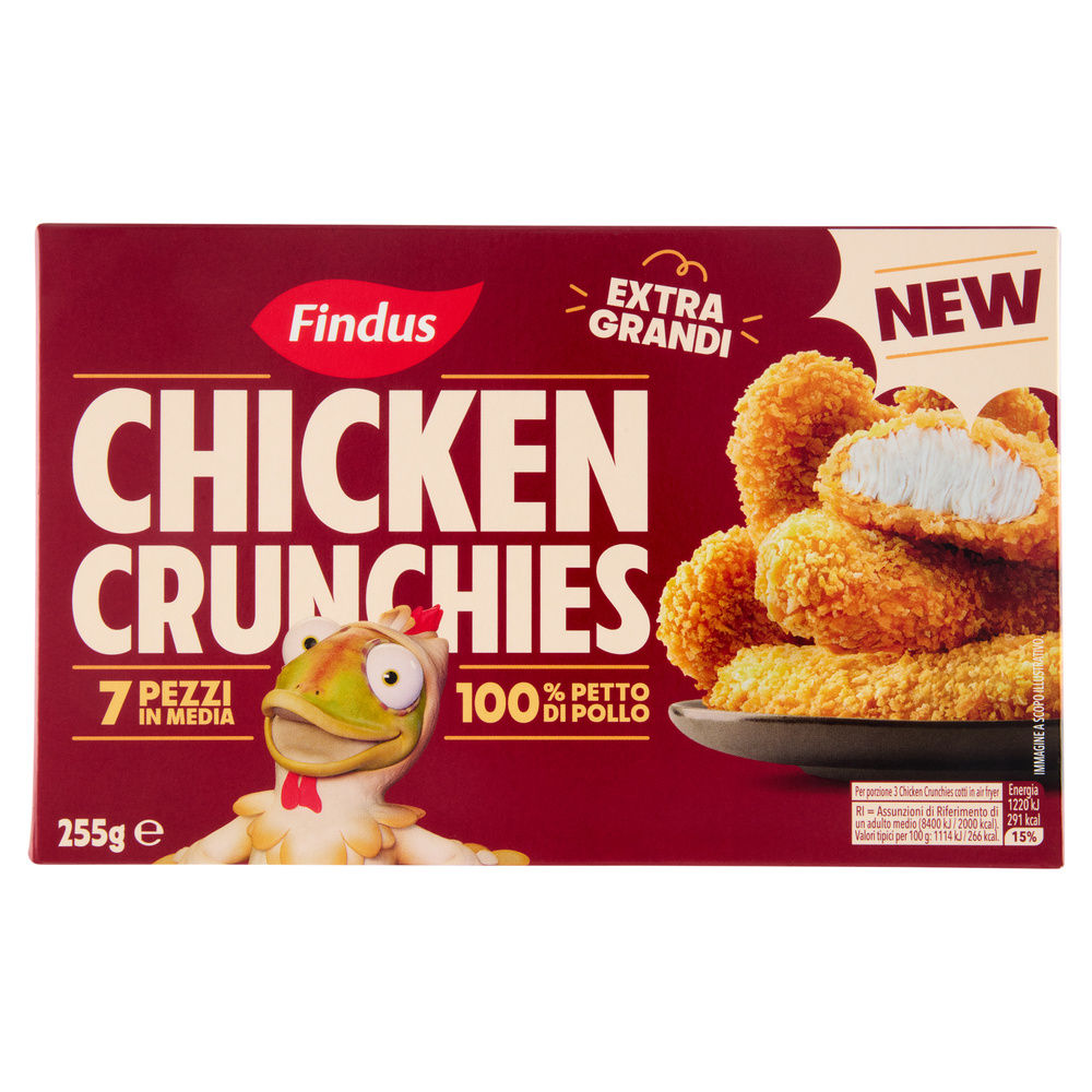 CHICKEN CRUNCHIES FINDUS G 255 - 0