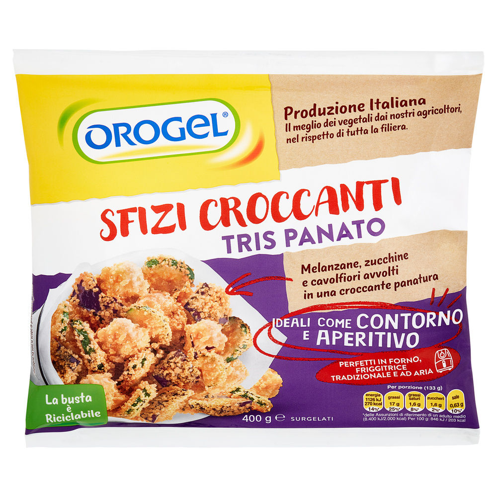 TRIS PANATO SFIZI CROCCANTI OROGEL G 400 - 7