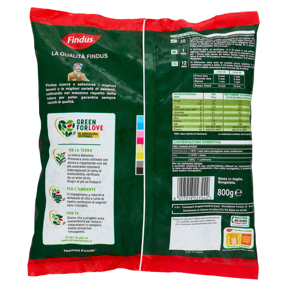 BIETOLINE PRIMAVERA FINDUS G 800 - 4