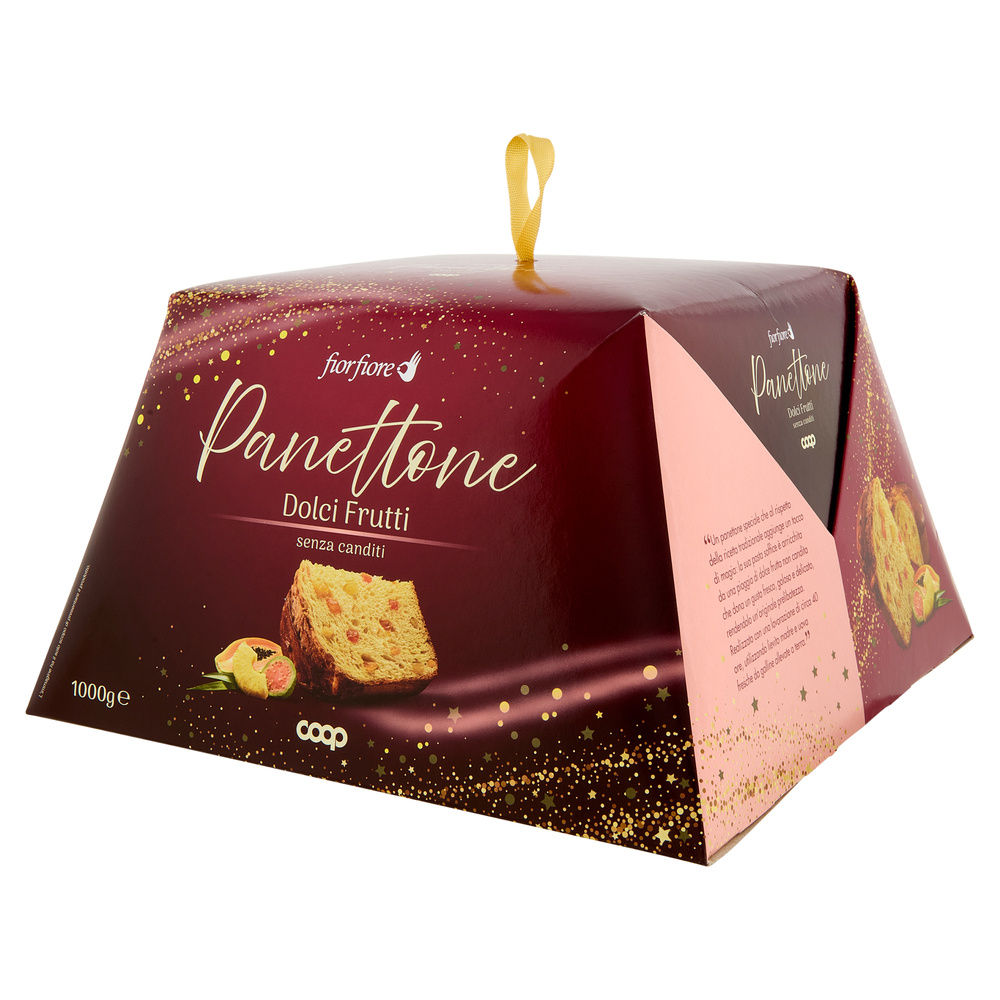 PANETTONE BASSO DOLCI FRUTTI FIOR FIORE COOP KG 1 - 8