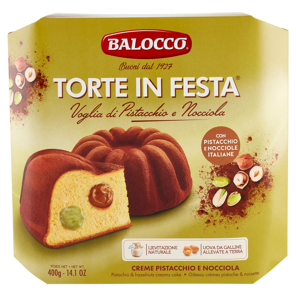 TORTA PISTACCHIO/NOCCIOLA BALOCCO SCATOLA G 400 - 5