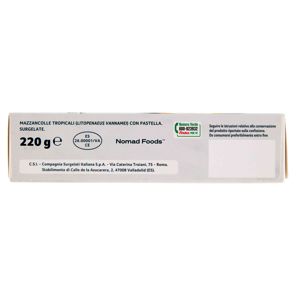 MAZZANCOLLE IN PASTELLA PREZ/LIM TENTAZIONI DI GUSTO FINDUS G 220 - 1