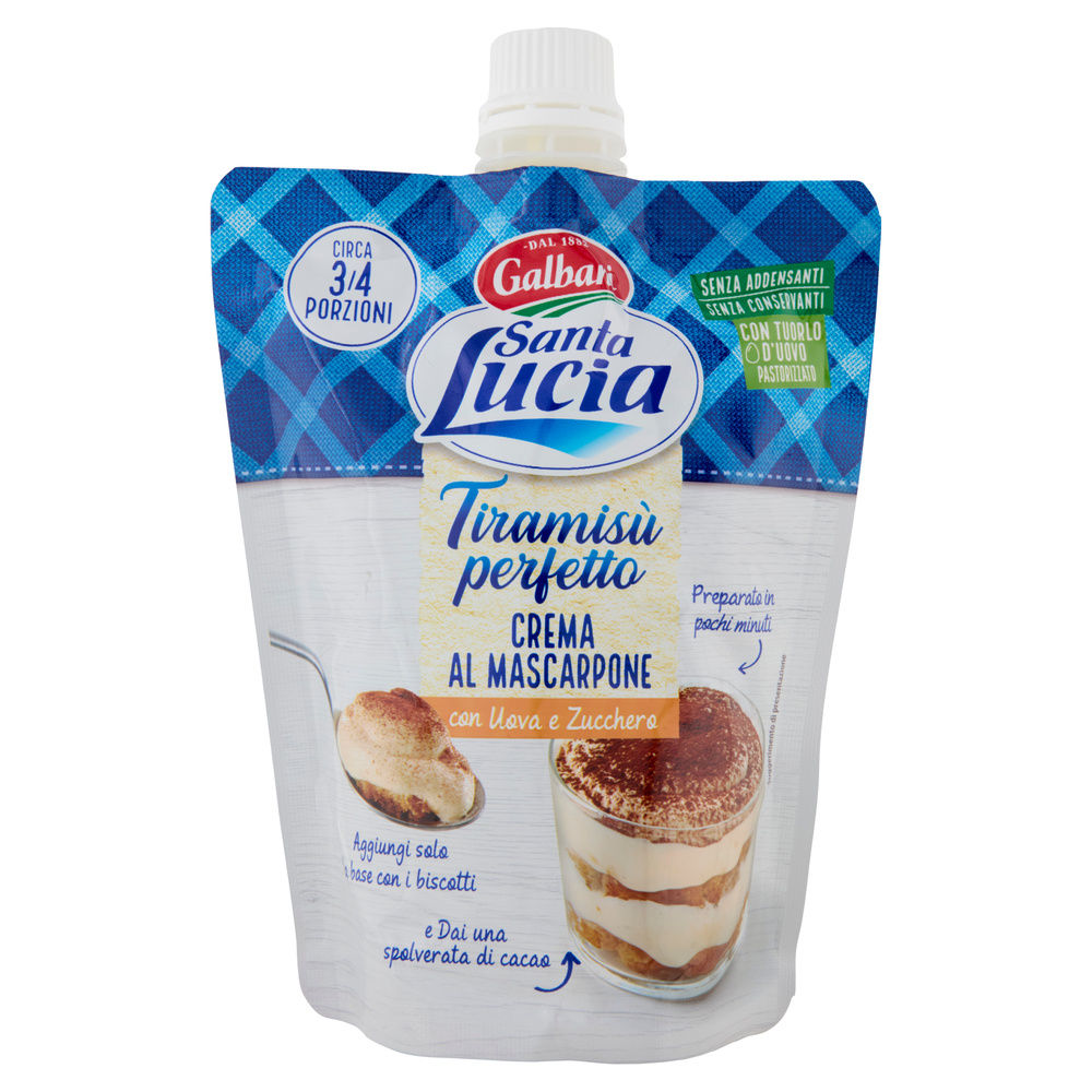 TIRAMISU PERFETTO CREMA AL MASCARPONE SANTA LUCIA GALBANI G 375 - 4