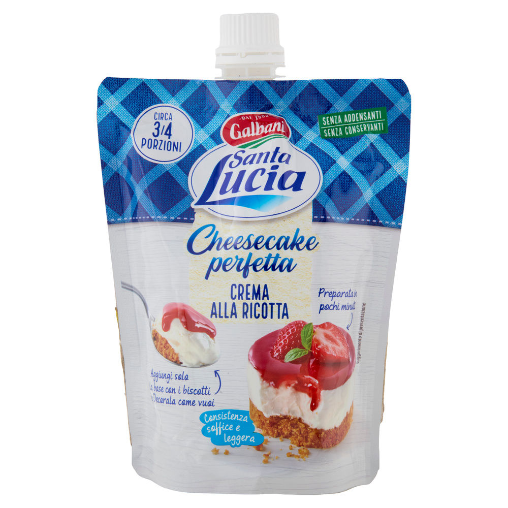 CHEESECAKE PERFETTA CREMA ALLA RICOTTA SANTA LUCIA GALBANI G 375 - 6