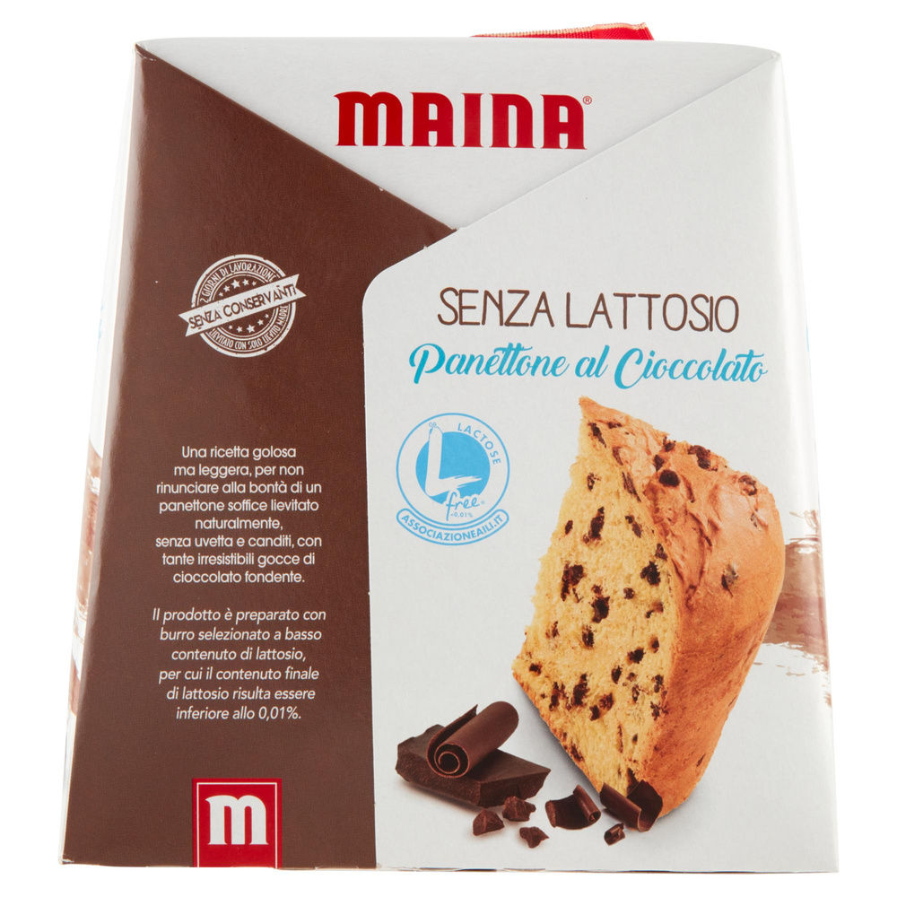 PANETTONE S/LATTOSIO AL CIOCCOLATO MAINA G 750 - 5