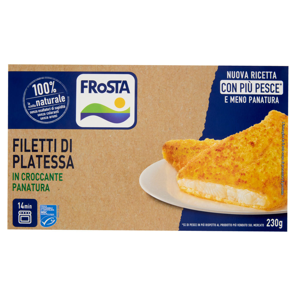 FILETTI DI PLATESSA IN CROCCANTE PANATURA MSC FROSTA G 230 - 4