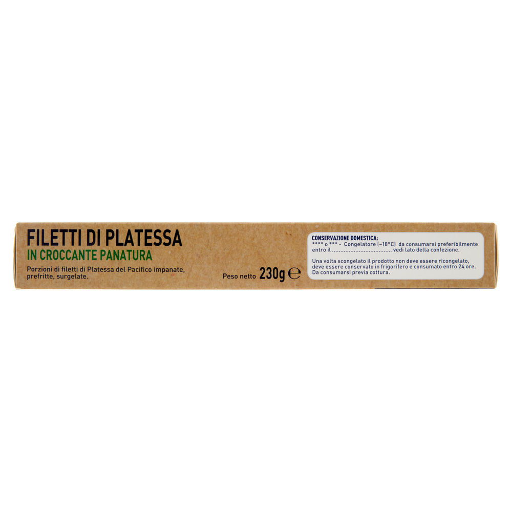 FILETTI DI PLATESSA IN CROCCANTE PANATURA MSC FROSTA G 230 - 7