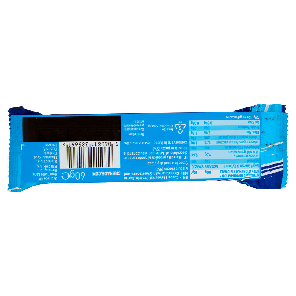 BARRETTE GRENADE OREO PROTEIN BAR INCARTO G 60 - 4
