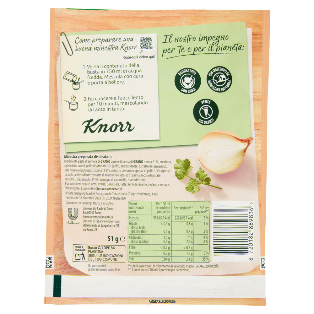 MINESTRA POLLO KNORR G 51 - 3