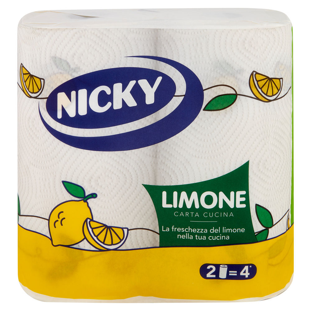 ASCIUGATUTTO NICKY LIMONE 2V 100STR PZ.2 - 5