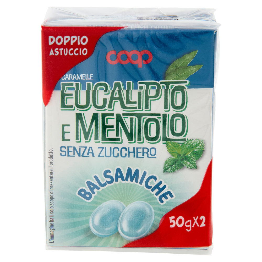 CARAMELLE ALL'EUCALIPTO E MENTOLO BALSAMICHE SZ VIT C COOP 2 X G50 - 4