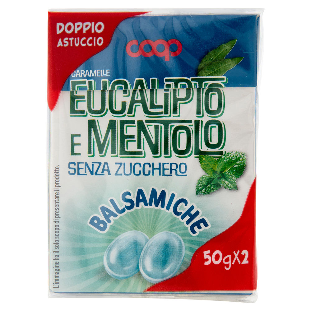 CARAMELLE ALL'EUCALIPTO E MENTOLO BALSAMICHE SZ VIT C COOP 2 X G50 - 3