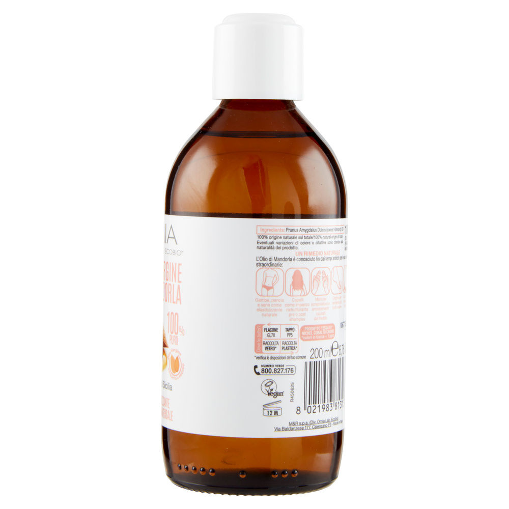 OLIO CORPO MANDORLA OMIA LABORATOIRES COSMOS NATURAL ML 200 - 4