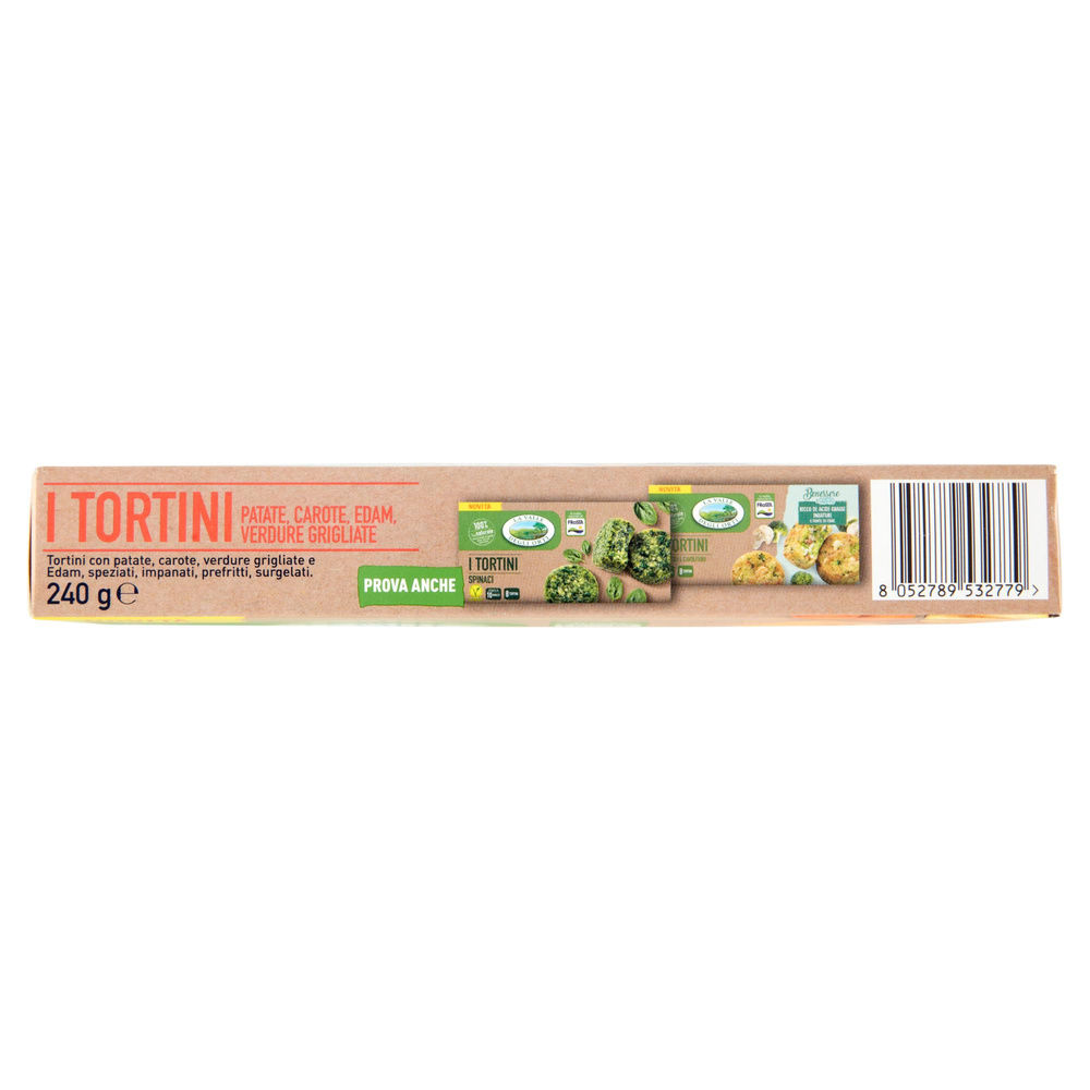 TORTINI PANATO ALLE VERDURE VALLE DEGLI ORTI SCATOLA PZ. 8 G 240 - 4