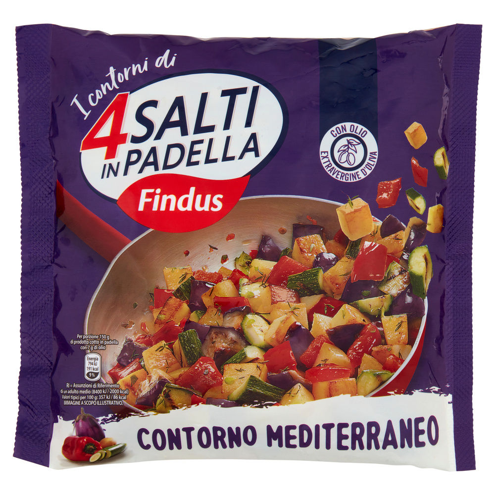 CONTORNO MEDITERRANEO 4 SALTI IN PADELLA BUSTA G 450 - 0