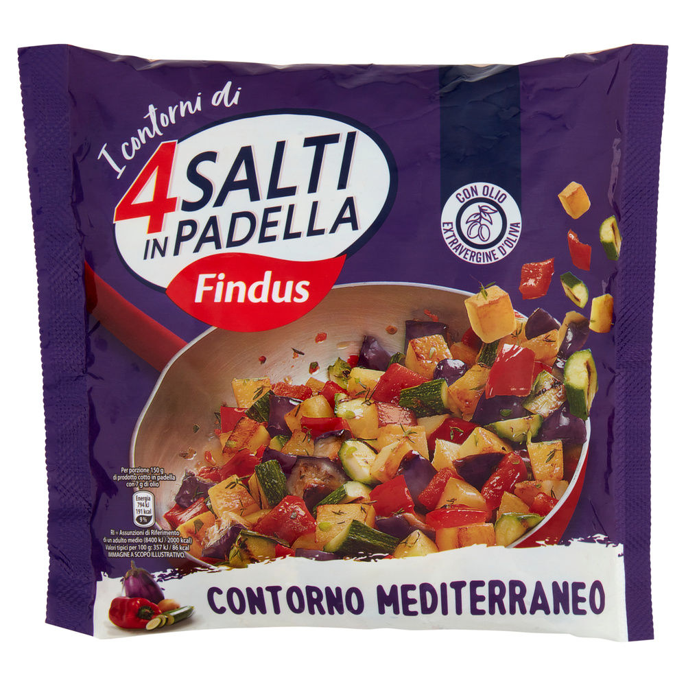 CONTORNO MEDITERRANEO 4 SALTI IN PADELLA BUSTA G 450 - 7