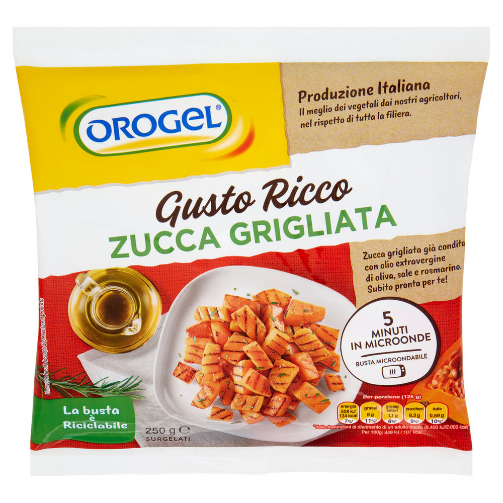 ZUCCA GRIGLIATA GUSTO RICCO OROGEL G 250 - 3
