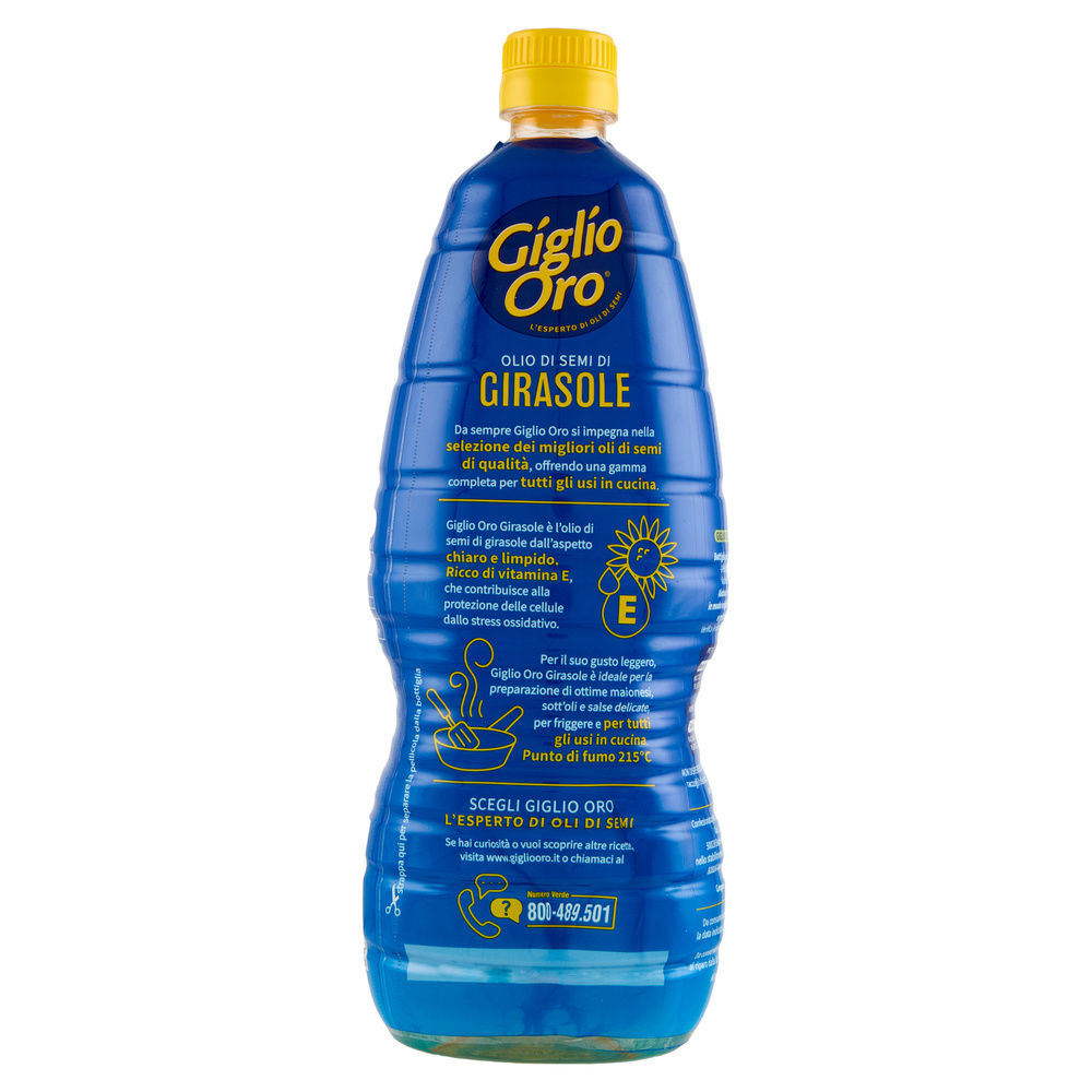 OLIO DI SEMI DI GIRASOLE GIGLIO ORO BTG PET LT.1 - 7