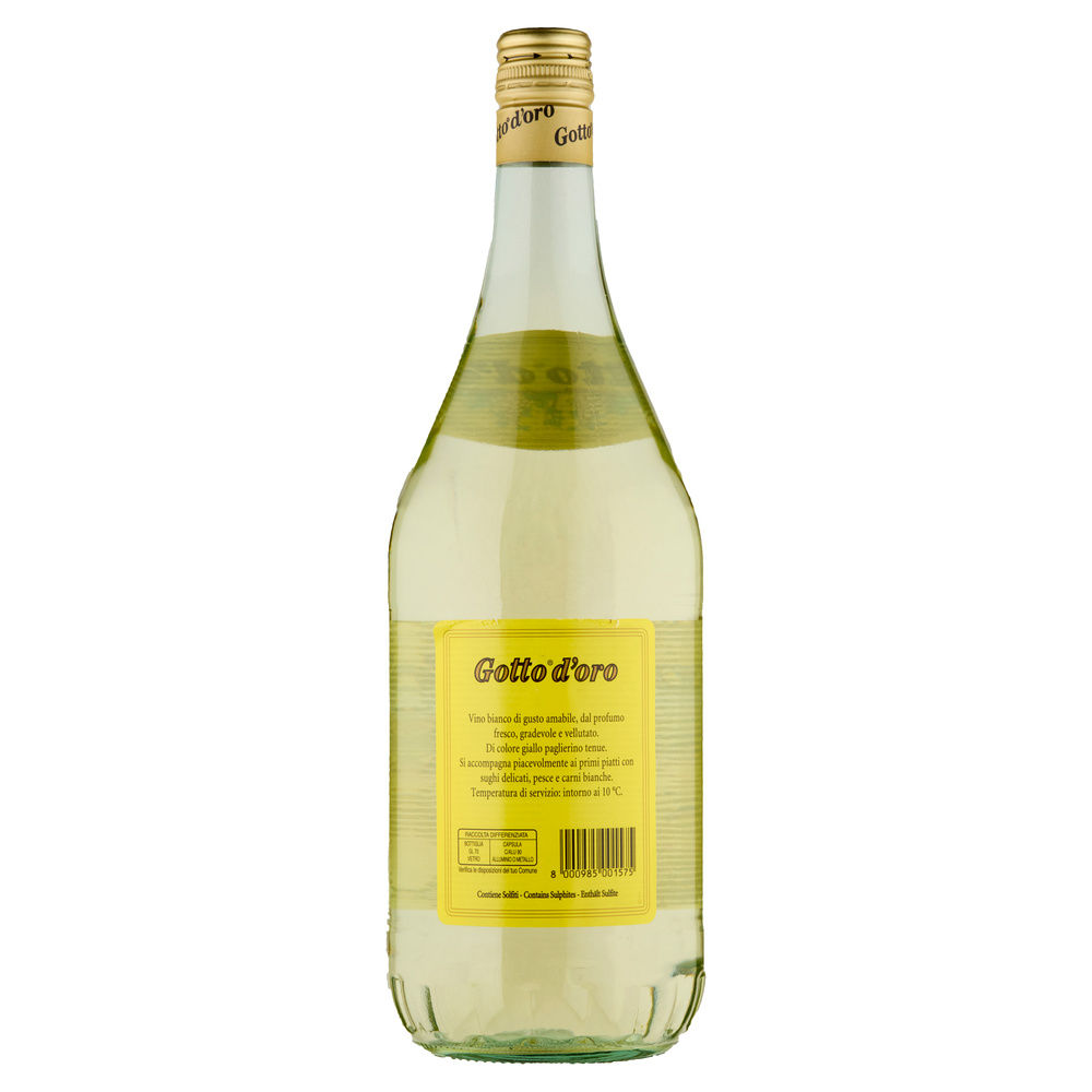 VINO BIANCO AMABILE GOTTO D'ORO BOTTIGLIA L 1,5 - 5