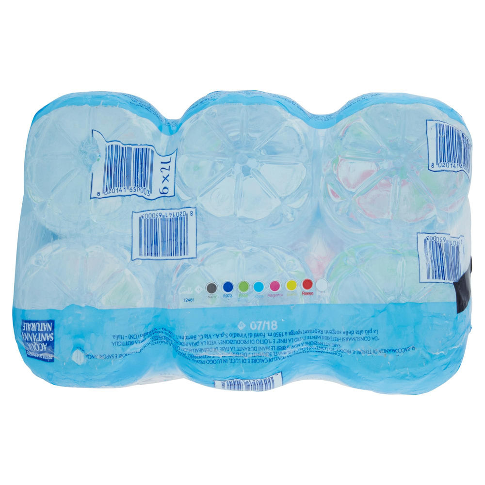 ACQUA MINERALE NATURALE SANT'ANNA CLUSTER L 2 X 6 - 7