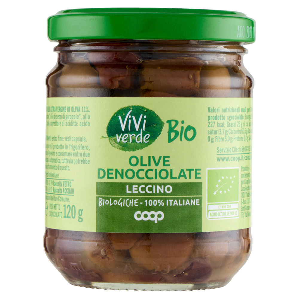 OLIVE LECCINO BIO SNOCCIOLATE VIVIVERDE COOP G 180 - 6