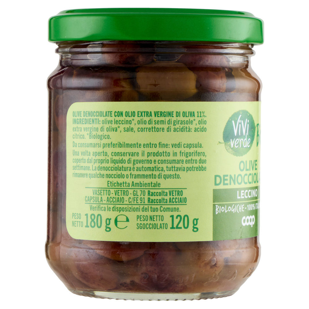 OLIVE LECCINO BIO SNOCCIOLATE VIVIVERDE COOP G 180 - 5