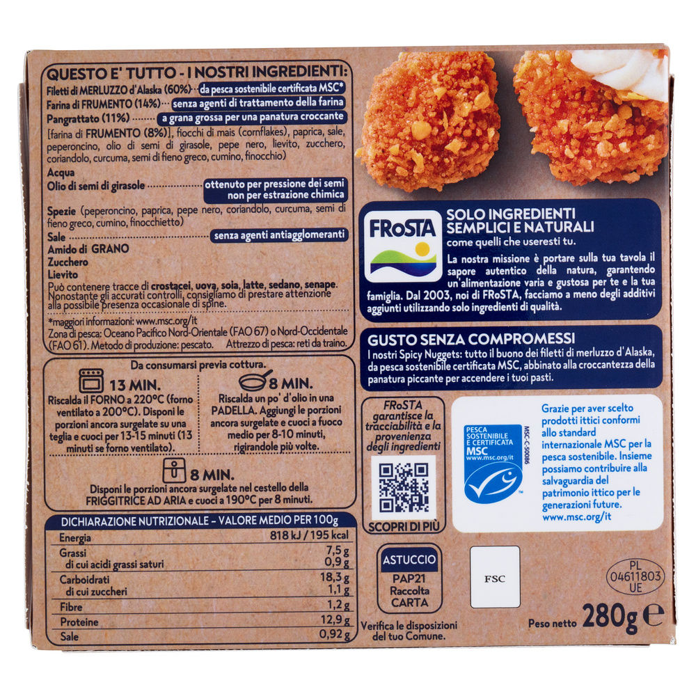BOCCONCINI PICCANTI MSC FROSTA G 280 - 4