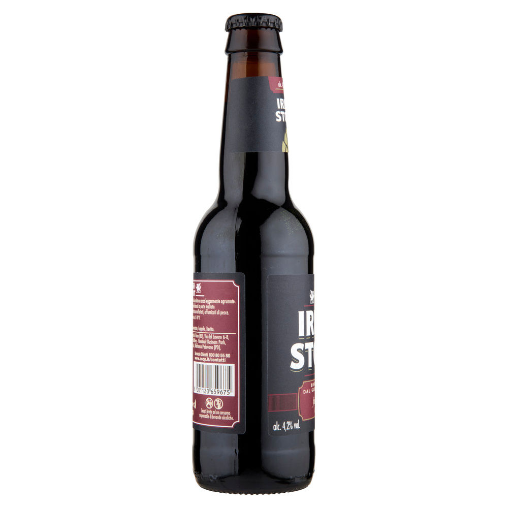 BIRRA IRISH STOUT FIORFIORE COOP 4,2 GRADI BOTTIGLIA ML 330 - 5