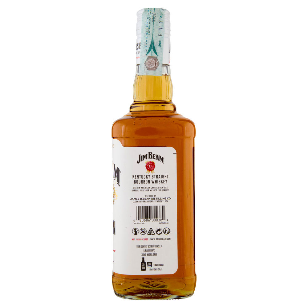 WHISKEY BOURBON JIM BEAM 40 GRADI BOTTIGLIA ML 700 - 3